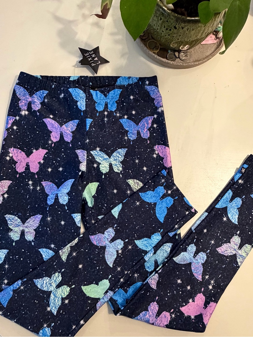 NWT Pixielane butterfly leggings - size 14
